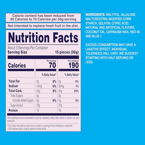 Welch's Zero Sugar Fruity Bites, Mixed Fruit Snack Pack, Gluten Free & Sugar Free Snacks, 3oz Snack Pack (Pack of 1)