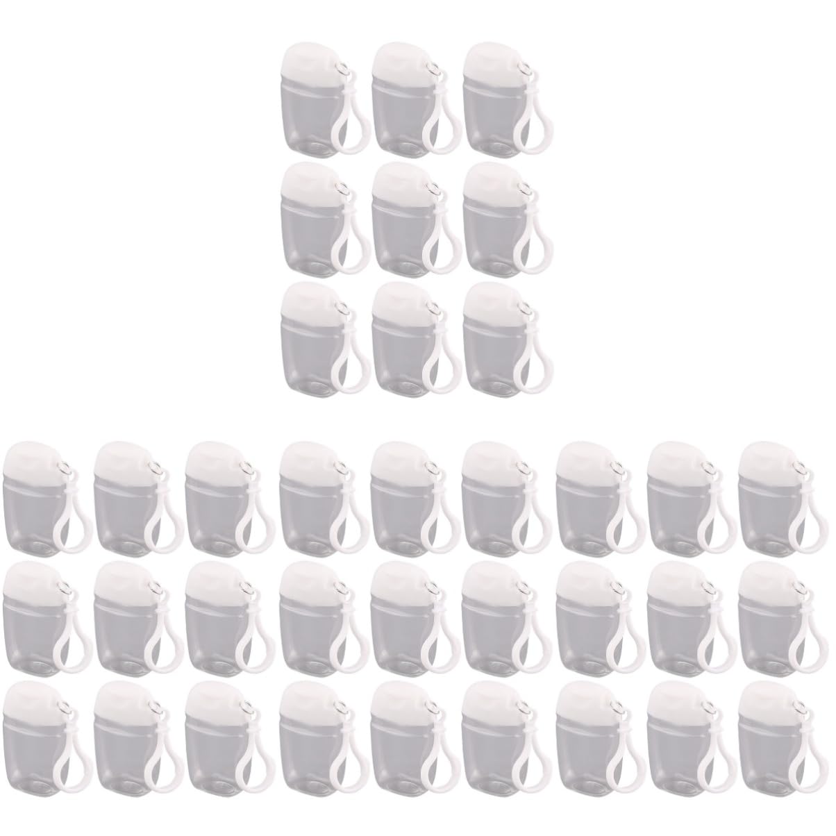 36 Pcs Flip Cap Bottle with Hook Refillable Travel Bottles Multi-function Empty Bottles Empty Hand Bottles Practical Small Bottles Leakproof Travel