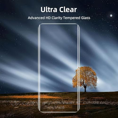 Image of Advanced HD+ UV Tempered Glass Screen Protector For Tecno Phantom X2 / X2 Pro (6.8 Inch, Pack of 1) Full Adhesive UV Curved Screen Guard, Case Friendly with installation kit & Guide