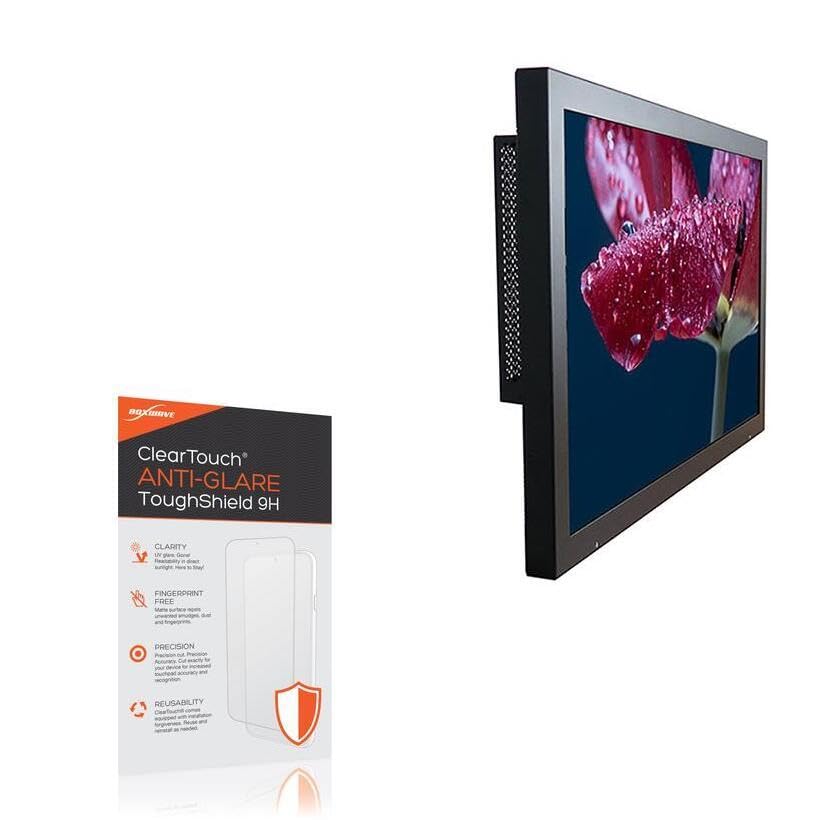 BoxWave Screen Protector Compatible with Distec POS-Line 31.5 High Bright VideoPoster (31.5 in) - ClearTouch Anti-Glare ToughShield 9H (2-Pack), Anti-Glare 9H Tough Flexible Film Screen Protector