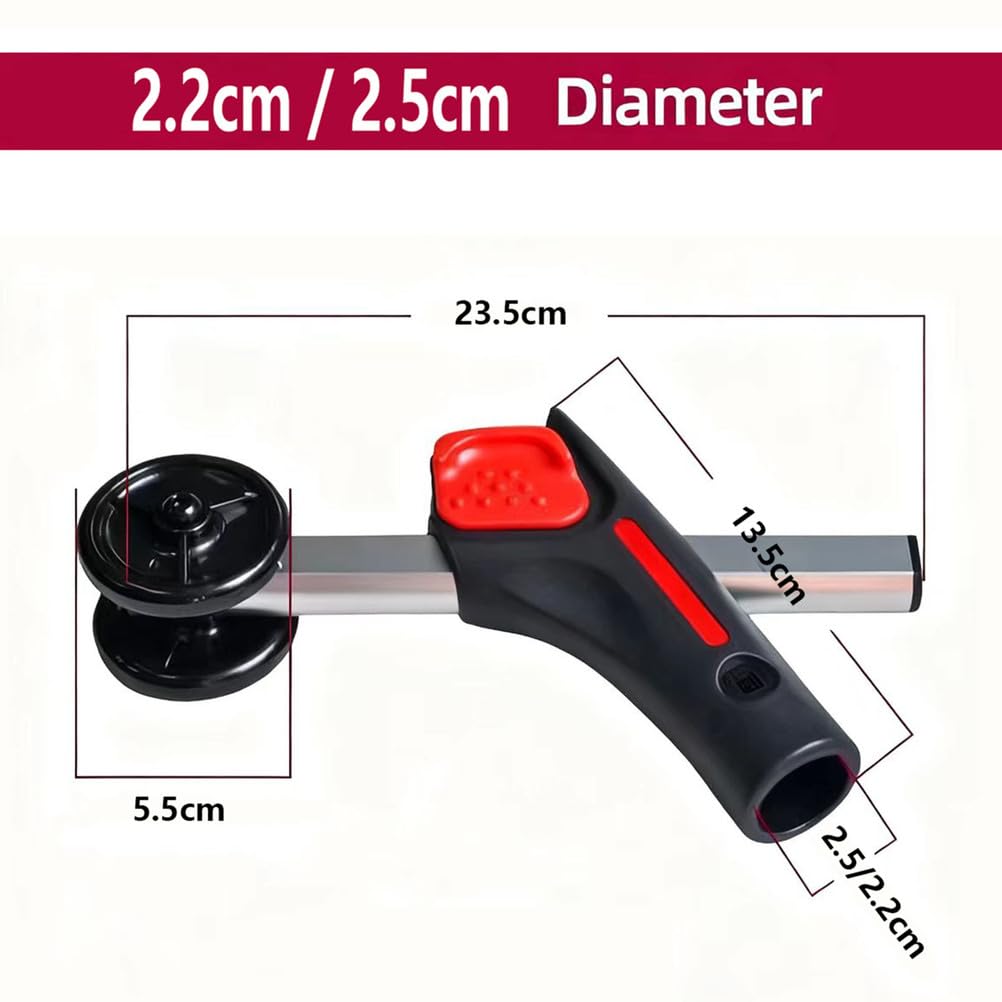 Kippschutz für Rollstuhl - Anti-Kipp-Räder hinten für manuelle und elektrische Rollstühle - Verstellbare Stützräder als Sturzsicherung,22mm