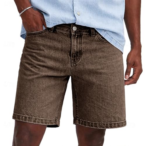 Short en jean pour homme respirant et robuste adapté au travail léger