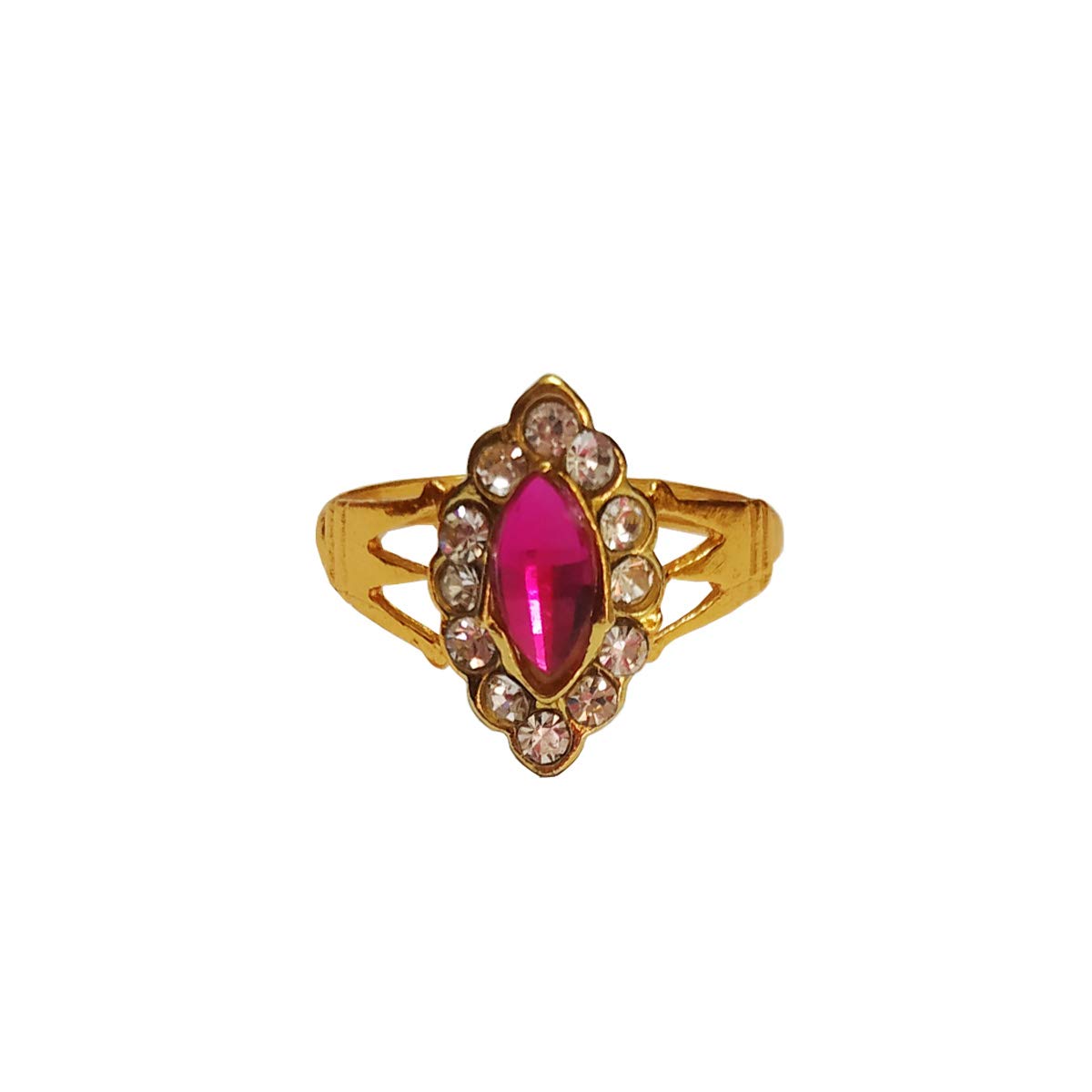 Red & White Daimond Ring For Girls & Women-image-26