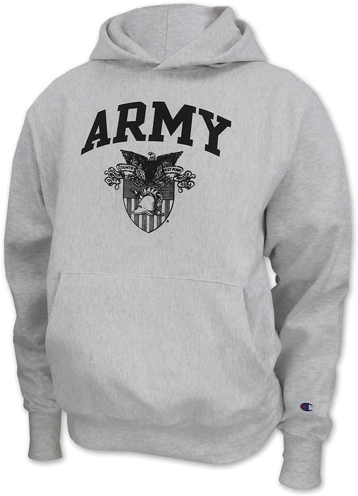 Armed Forces Gear Army West Point Champion Brand Reverse Weave Issue Hooded Sweatshirt