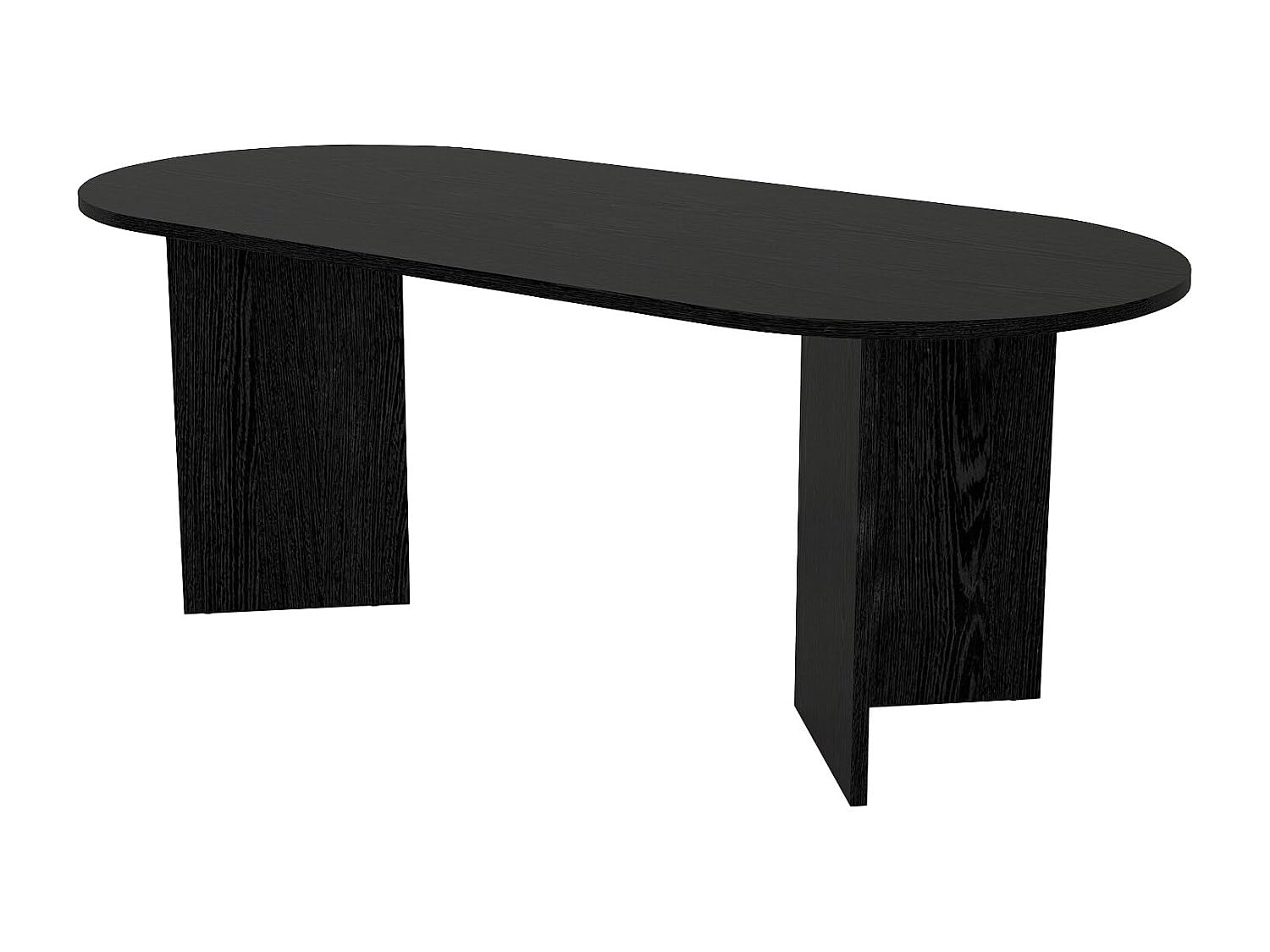 Table à manger 8 personnes noir TOPANIA sublimez vos dîners