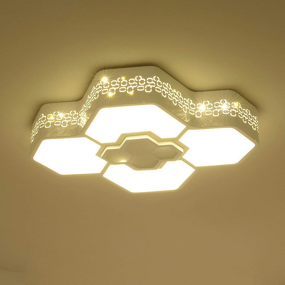 Plafonnier LED moderne salon et éclairage intérieur d'accueil 59X36X10Cm