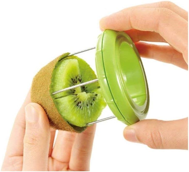 Novelty Fruit Vegetable Kiwi Cutter, Peeler Tool（Green）