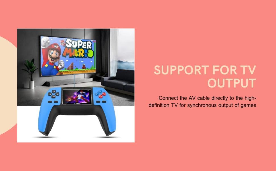 Image of Get Handy PowerNri P5 Retro Portable Game Console 2026 Edition - 520-in-1 Classic Games | Rechargeable Mini Handheld Player with TV Connectivity | Ideal Gift for Boys, Girls & Gamers