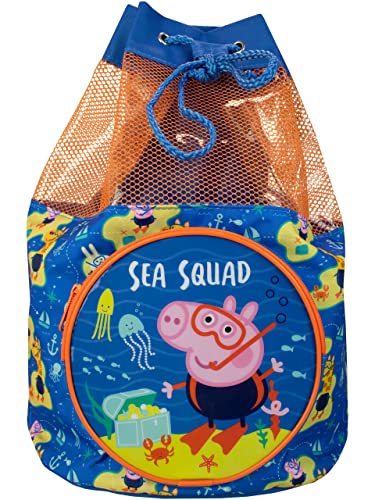 Peppa Pig Niños Bolsa de baño George Pig Azul