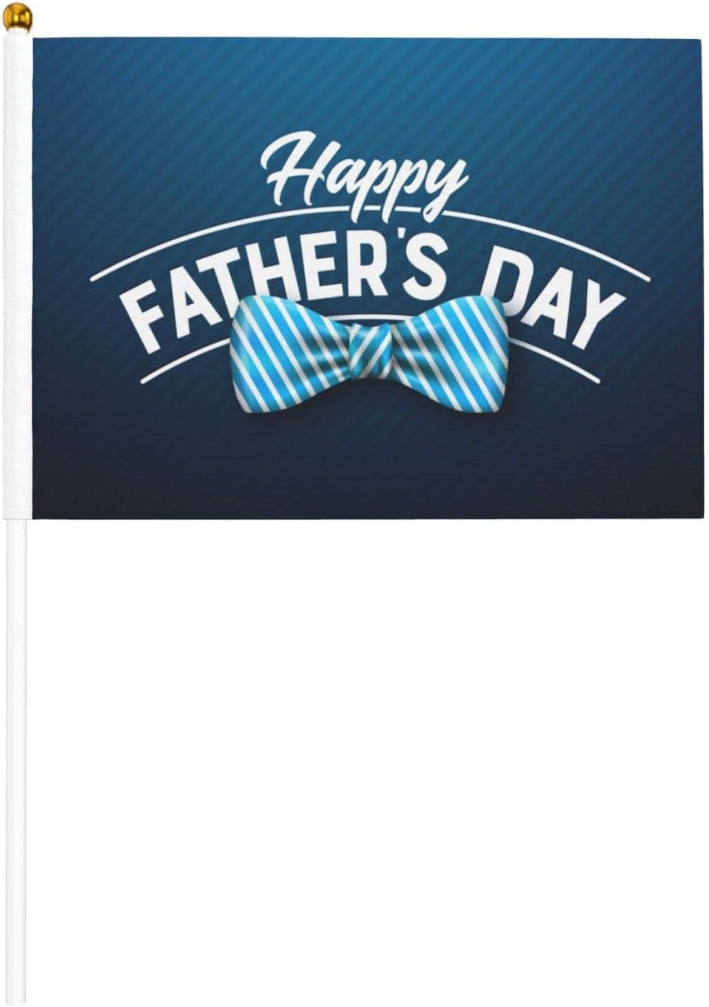 Best Dad Ever Happy Father'S Day Flags Small Mini Flag Handheld Flags On Stick 5 * 8 Inches Office Desk Flags Outdoor Banner Party Supplies Sign For Festival Parades Six Piece image 2