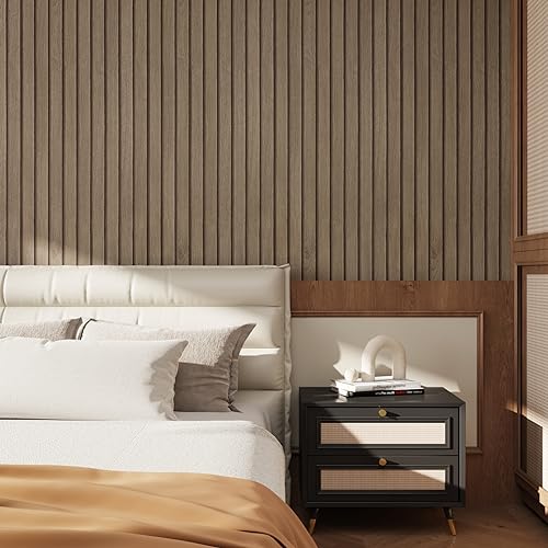 Papel pintado para renovar muebles dañados vinilo autoadhesivo efecto madera 4