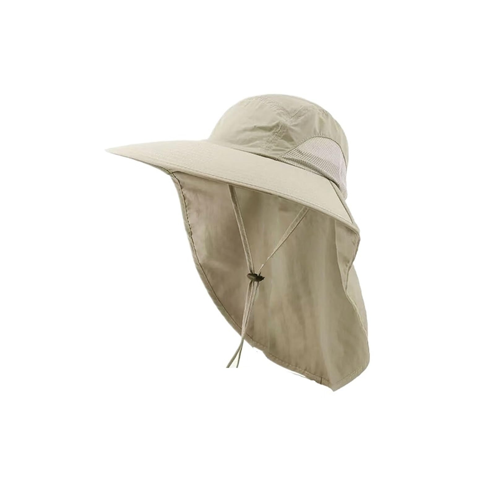 Sombrero de ala Ancha al Aire Libre de Verano con protección for la Cara y el Cuello