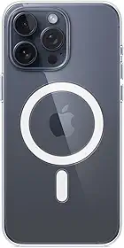Capa Capinha Case para (iPhone 15 Pro Max) Magnética Carregamento por Indução Transparente Premium Anti Impacto, Anti Amarelamento, Proteção de Câmera (iPhone 15 Pro Max)