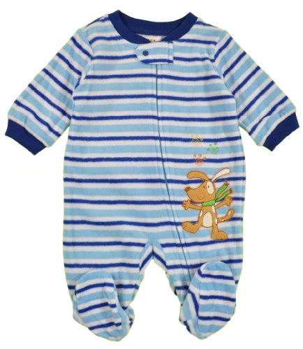 Disney Baby Boys' Newborn Blanket Sleeper, Blue Stripes, 3-6 Months