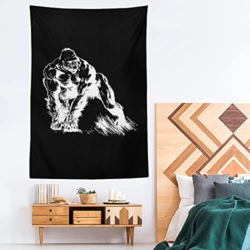 Chest Muscles Gorilla Wall Hanging Tapestry Fashion Tapestries Art Blanket For Bedroom Living Room Home Decorations 60"X90" #TOP3