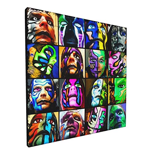 Wall Decor Painting Jeff Hardy Paintings Artwork for Walls Band Poster Modern Home Decoration for Bar Living Room Bedroom 12×12in