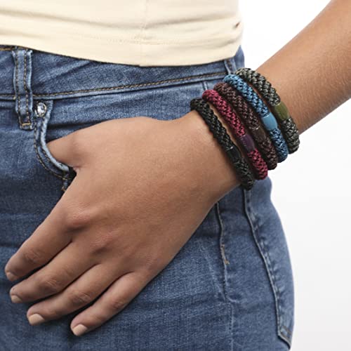 L. Erickson Grab & Go Ponytail Holders, Atlantic, Set Of Fifteen - Exceptionally Secure With Gentle Hold #TOP2