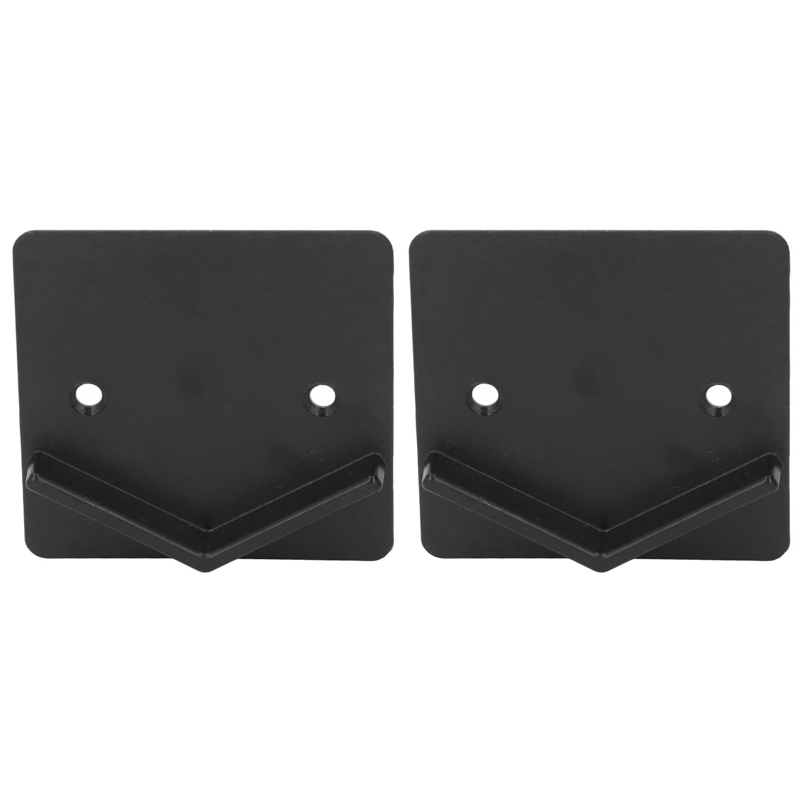 Jelquix 2Pcs Shower Curtain Rod Wall Holder, Shower Rod Mount Retainer, Square End Bathroom Accessories for Bathroom Curtain Hangers