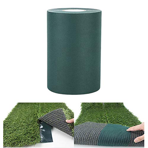 Cafopgrill Cinta Adhesiva para césped Artificial de 150 mm * 10 m Cinta Adhesiva para césped Alfombra Adhesiva de Hierba para césped (2 Colores)(Verde)