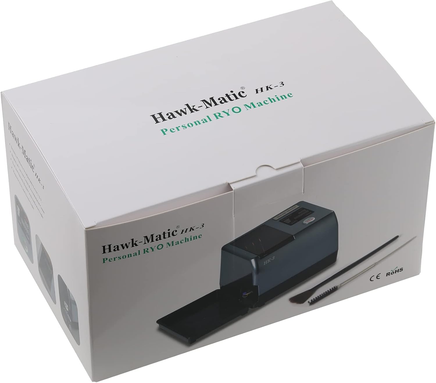 Hawk-Matic Máquina de Liar Automática para Hacer Cigarrillos, Rápida y Fácil de Usar, Alta Eficiencia, Compacta y Duradera para Uso Doméstico