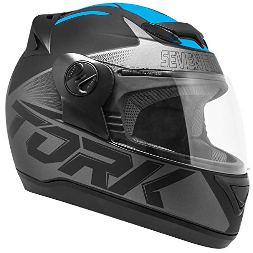Pro Tork Capacete Evolution G7 Fosco 56 Preto/Azul
