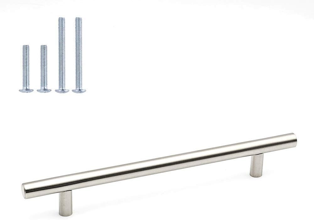 homdiy 50 Pack Brushed Nickel Hardware Pulls HD201SN Cupboard Handles Modern