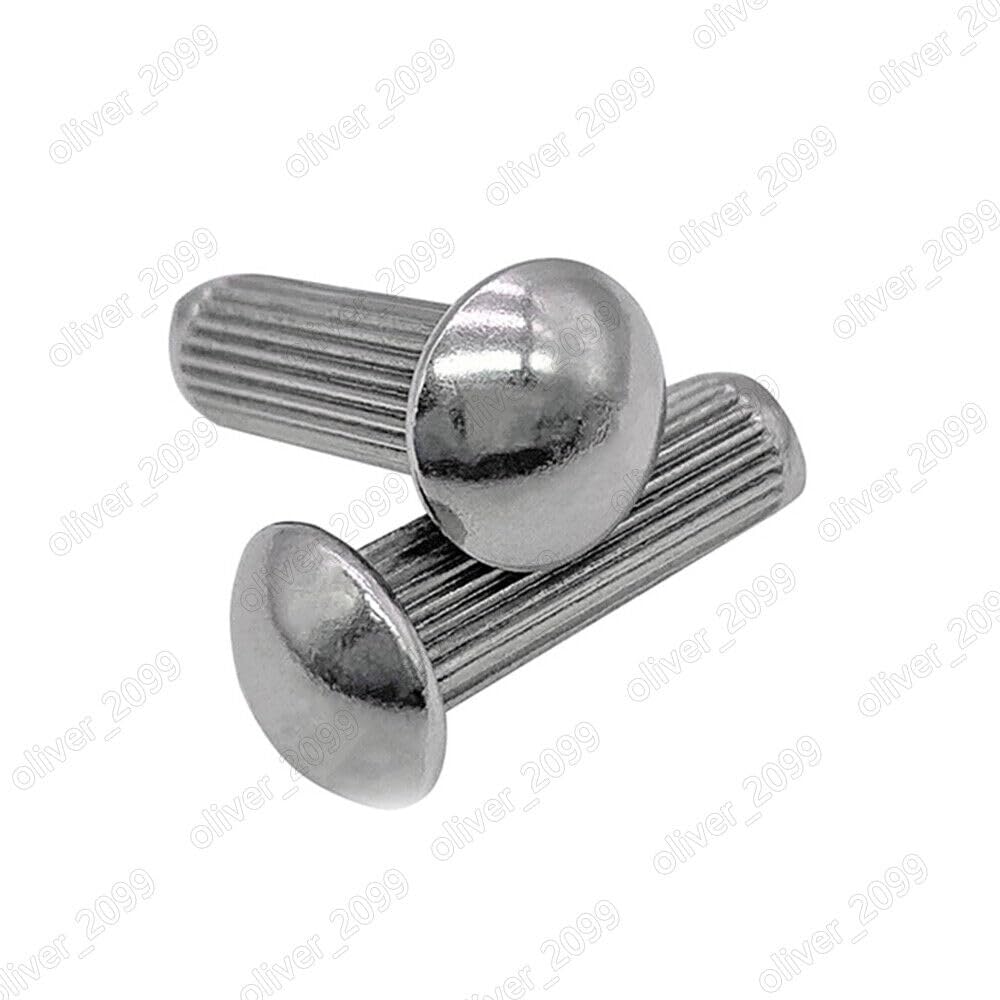 Round Rivets Application Round Head Solid Rivets 200pcs 304 Stainless Steel M2.5x8mm - Fastening ...