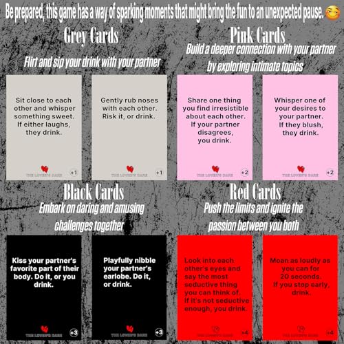 couples games for date night card game for dating super fun card game for couple 100 dares amp questions for your partner romantic anniversary amp valentines gifts for her him the lover39s dare
