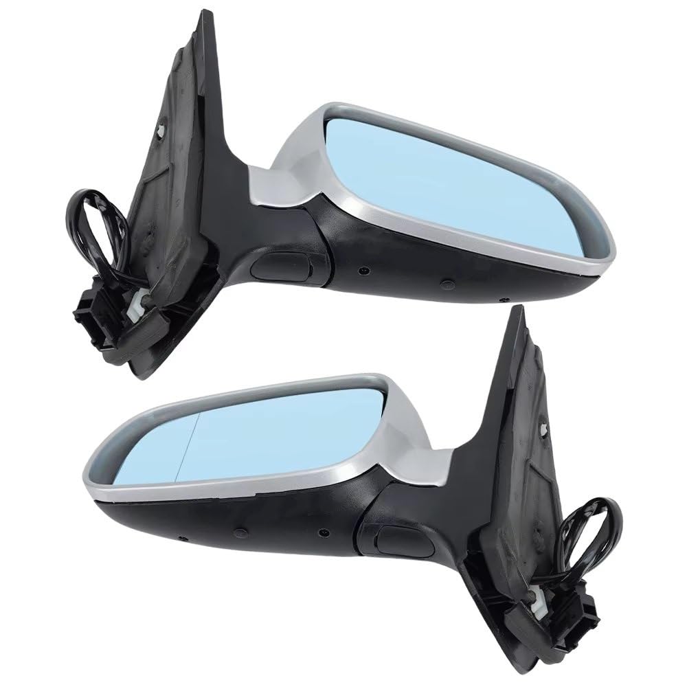 Miroir d'aile chauffé bleu anti-reflet pour Golf 4 avec détection d'angle mort mécanique - 5