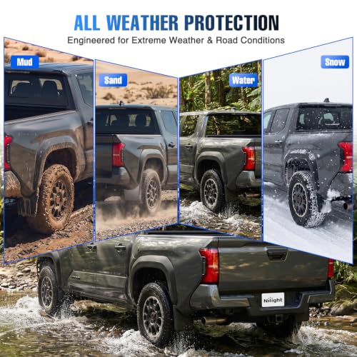 Image of Nilight Mud Flaps Splash Guards for Toyota Tacoma 2024-2026