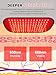 Red-Light-Therapy-for-Body,2026 Upgraded 4 Therapy Modes,5 Intensity Levels,10–90 Min Timer,Medical-Grade TPU Mat for Pain Relief,25
