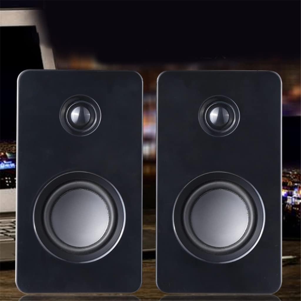 Computer Speakers for Desktop, USB Computer Speaker Laptop Speaker with Stereo Sound & Enhanced Bass Portable Mini Sound Bar for PCs Desktop