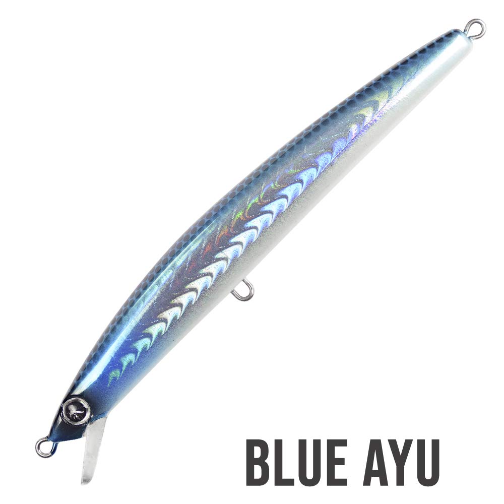 Artificiale Pêche Prédateurs Seaspin Mommotti 115 SS, Artificiale Per La Pesca In Mare, Blu AYU, 115 Mm Leurre De Pêche Mer - 4