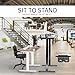 VIVO 60-inch Electric Height Adjustable 60 x 24 inch Stand Up Desk, White Dry Erase Solid One-Piece Table Top, White Frame, Home & Office Furniture Sets, B0 Series, DESK-KIT-W06WE