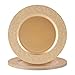 Produktbild Argon Tableware Hämmerte Ladeplatten - 33cm - Gold - Pack Von 6