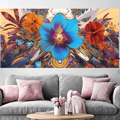 Peinture diamant 5D full drill motif bohême chic avec cristaux scintillants
