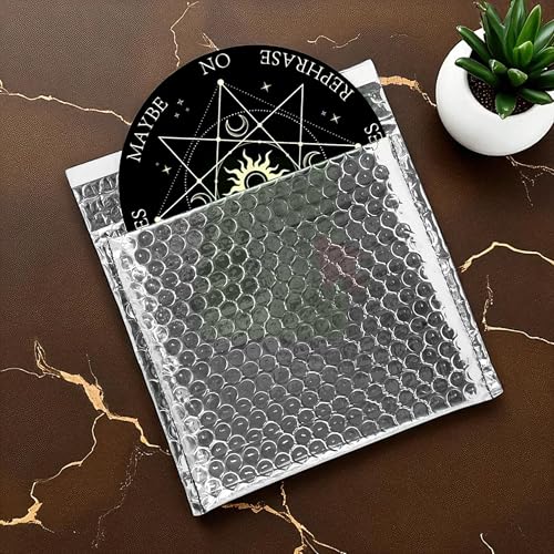 Image of Vastu Sun & Moon Dowsing Board | 6 Inch | with Brass Pendulum (Pendulum Assorted) Acrylic Divination Board