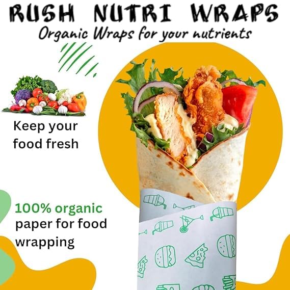 Image of Bunny Box Butter Paper Roll 200 Meter | Premium Non-Stick Food Wrapping & Parchment Paper | Re-Heatable, Eco-Friendly, Non-Bleached, Food Grade Wrap for Cooking, Baking, Packing & Serving