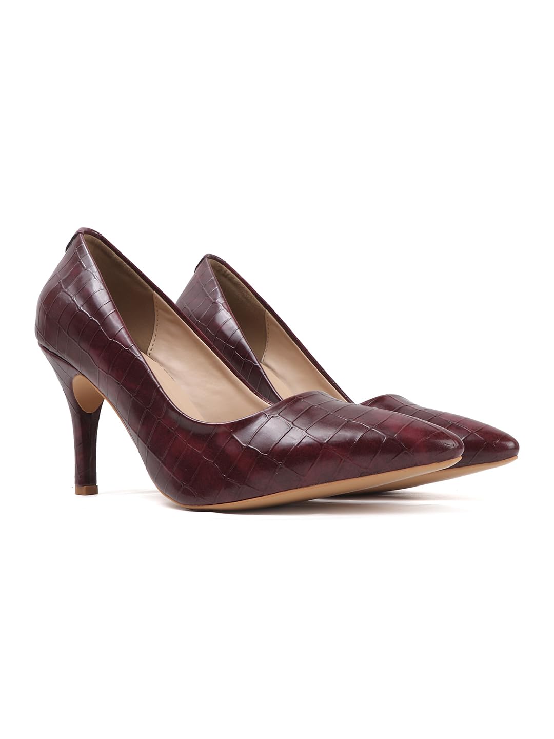 elle Women's Chic Croc-Embossed Pointed Toe Stiletto Pump-picture-12