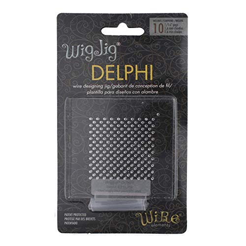 Plantilla de peluca de alambre Delphi acrílica cuadrada de 182 agujeros