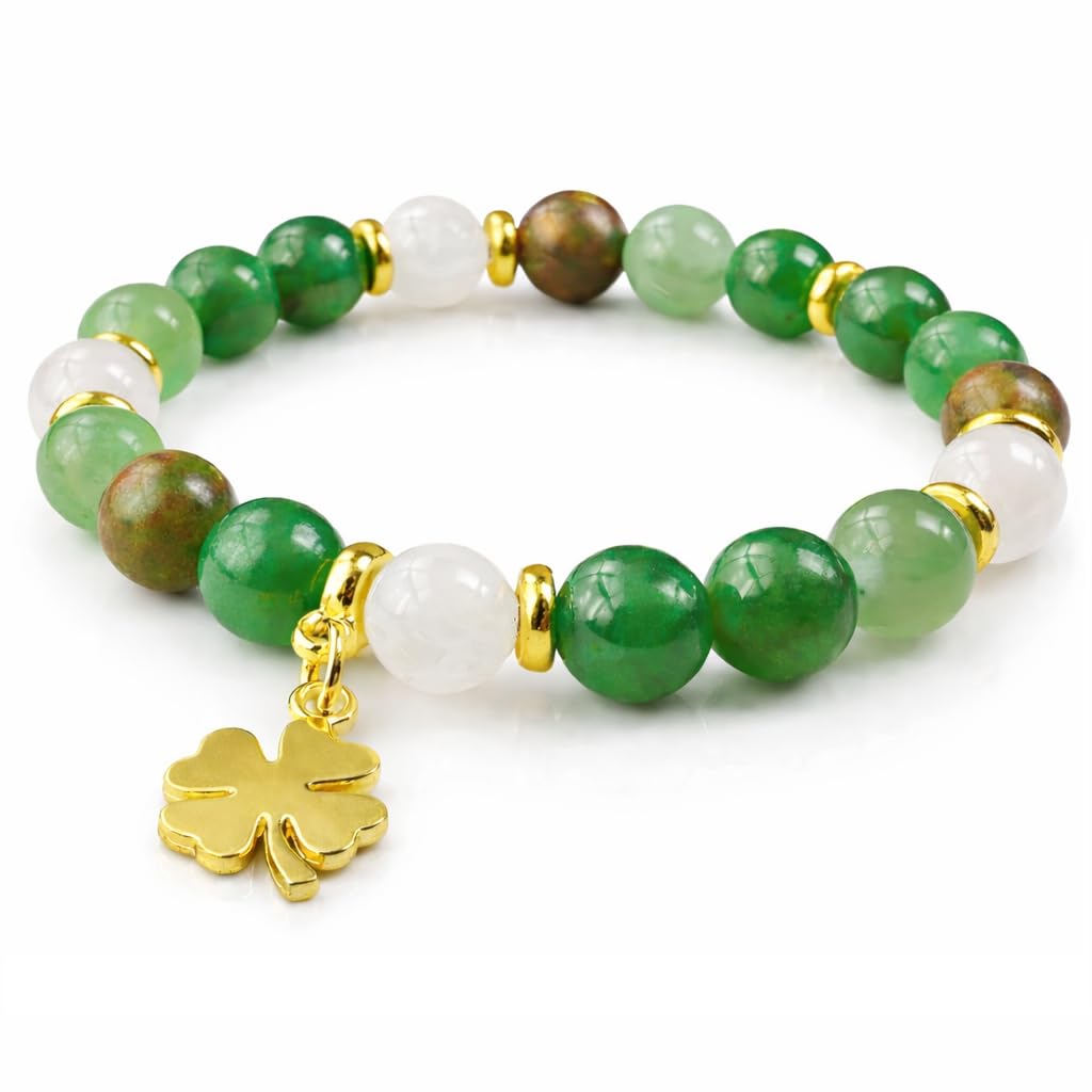 Braccialetto elastico con pietre occhio di tigre Braccialetti