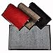 Produktbild WohnDirect Fußmatte Uni einfarbig (60x90 cm, Grau) für Innen  Türvorleger mit starker Schmutzaufnahme zudem rutschfest & waschbar  Fußmatte in vielen versch. Größen