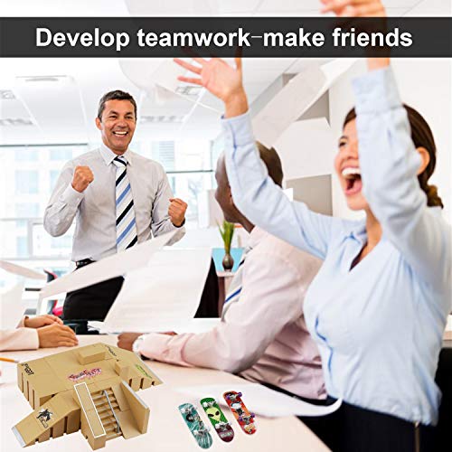 image for Loving Skate Park Kit, Skate Park Kit Ramp Parts for Finger Skateboard