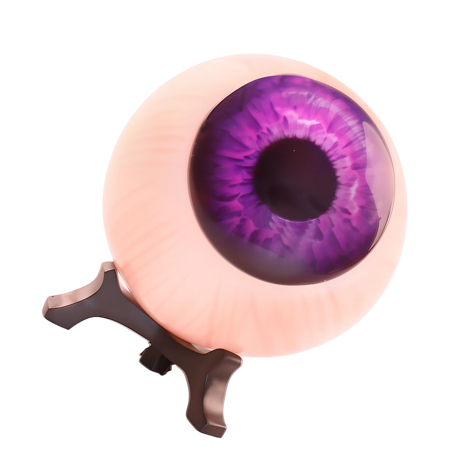 Mekalero Multicolor Halloween Party Eye Decor Resin Table Accent With Stand, Shelf Display Piece For Gothic Room Arrangement, Mantel Display And Seasonal Centerpiece Halloween Eye Decoration Resin Table Accent Party Room