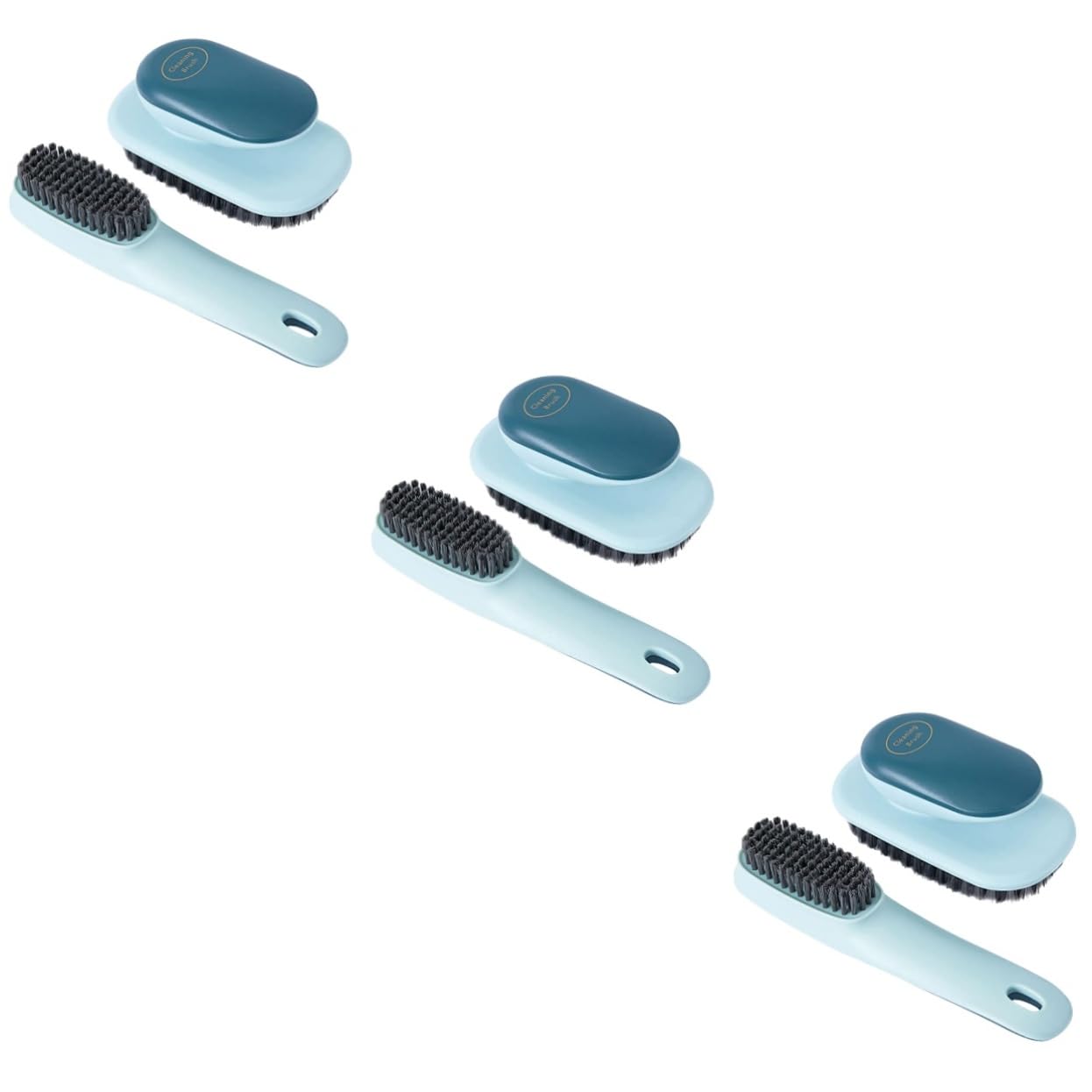 BESTYASH 3 Set Spazzole Per Lavaggio Per Abbigliamento E Scarpe Setole Morbide E Resistenti 2 Pezzi*3