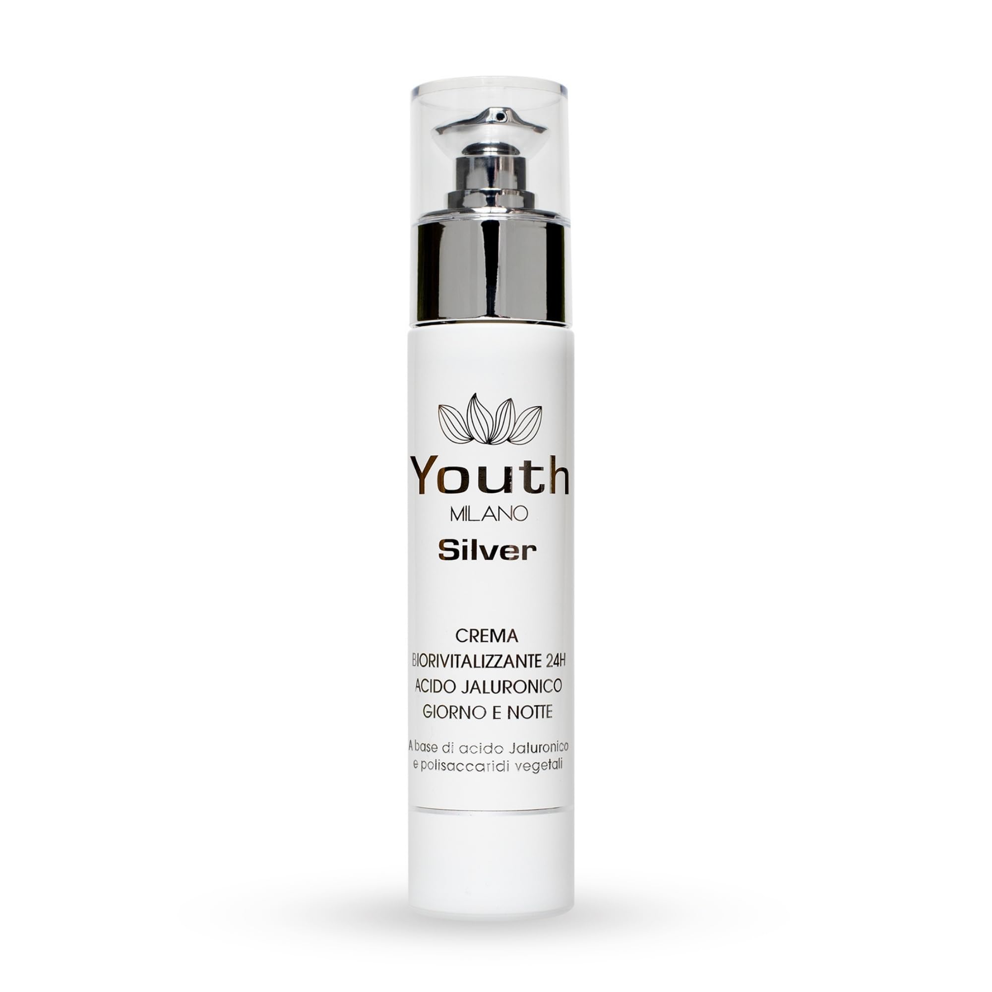 Crema Viso Idratante Biorivitalizzante 24h Giorno e Notte con Acido Ialuronico, Burro di Karité e Trehalose | Crema Viso Elasticizzante Nutriente con Effetto Lifting