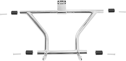 Miniatura 9 de TCT-MOTORPARTS Barra cromada de protección de motor apta para modelos de control delantero Harley Fat Bob Fat Boy Low Rider Street Bob 2018-2024