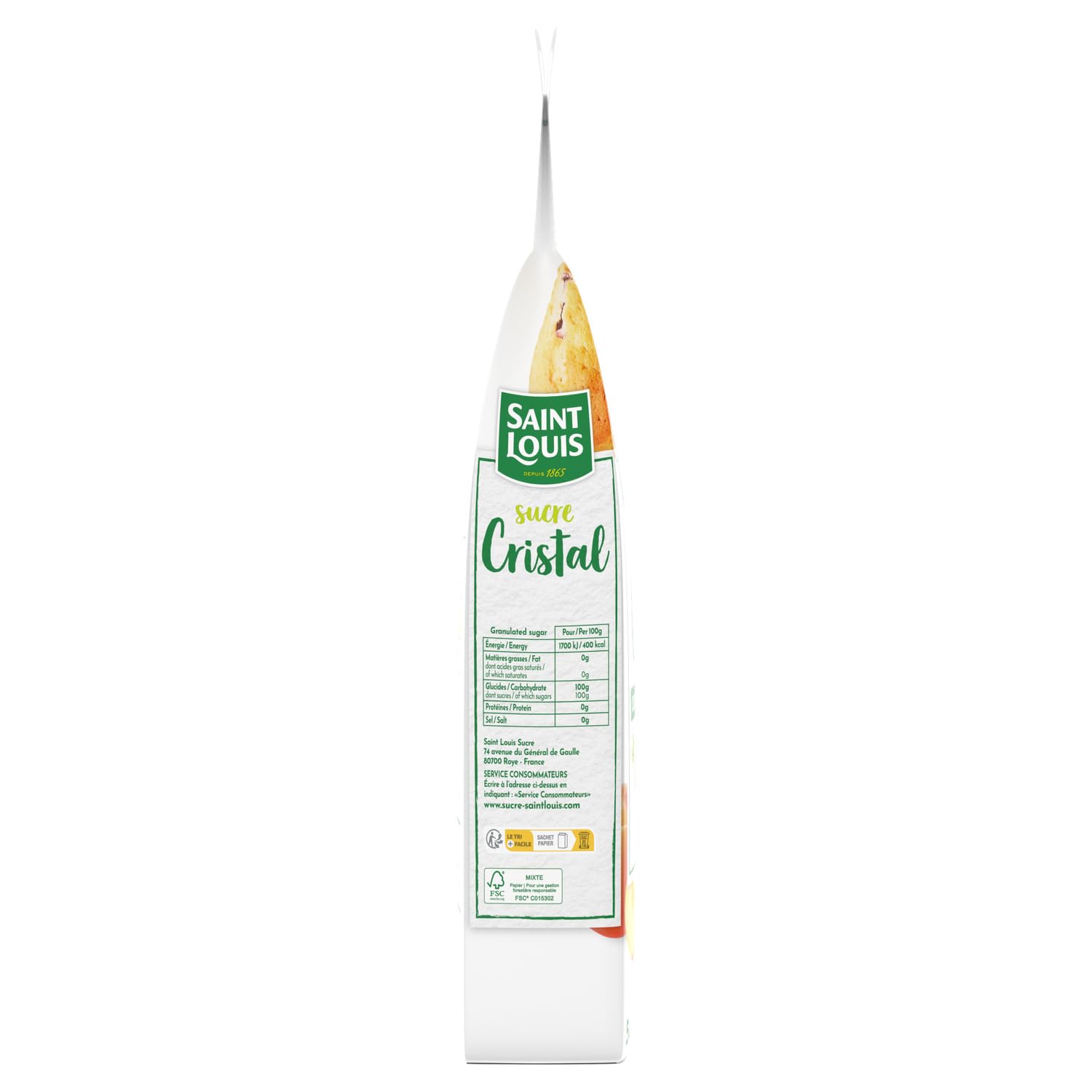 Sucre Cristal de betterave 5 kg — sucre blanc en poudre, betteraves cultivées et fabriquées en France, idéal pâtisserie et desserts maison - Lot de 3