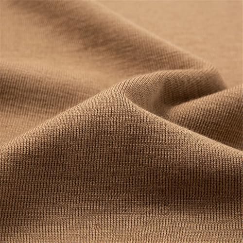 Men's Wool Sweater Semi-High Neck Spring Knit Soft Lightweight Pullover Solid Color Casual Jumper3