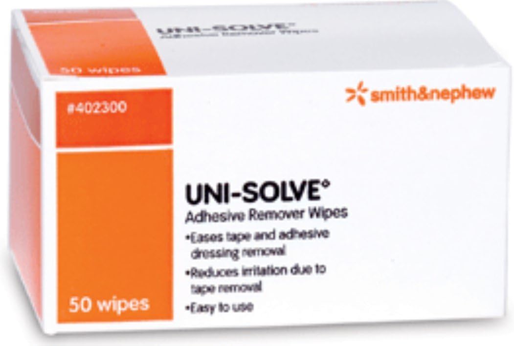 UniSolve Adhesive Remover Wipes [402300] 50 ct (Pack of 6